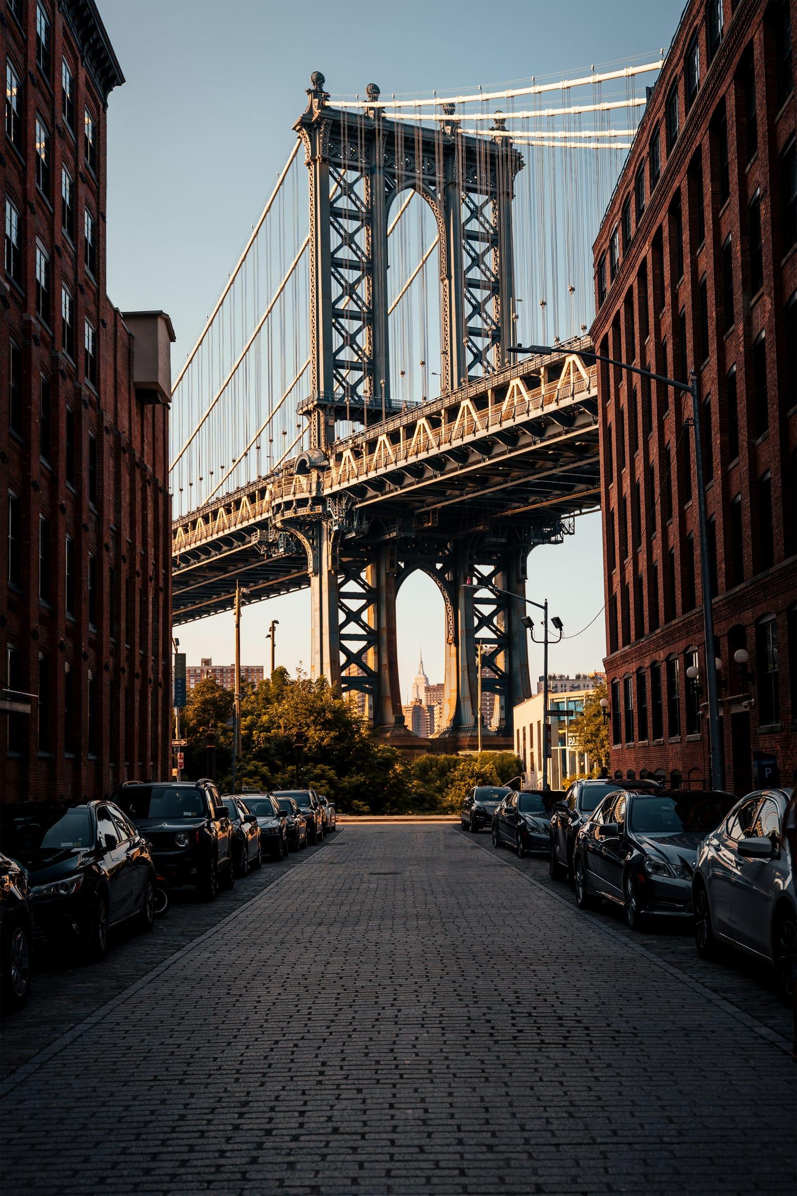 Brooklyn skyline with Manhattan in the background