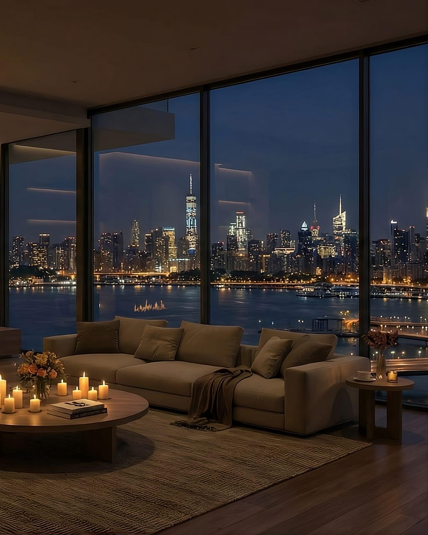 Bright NYC loft with industrial windows