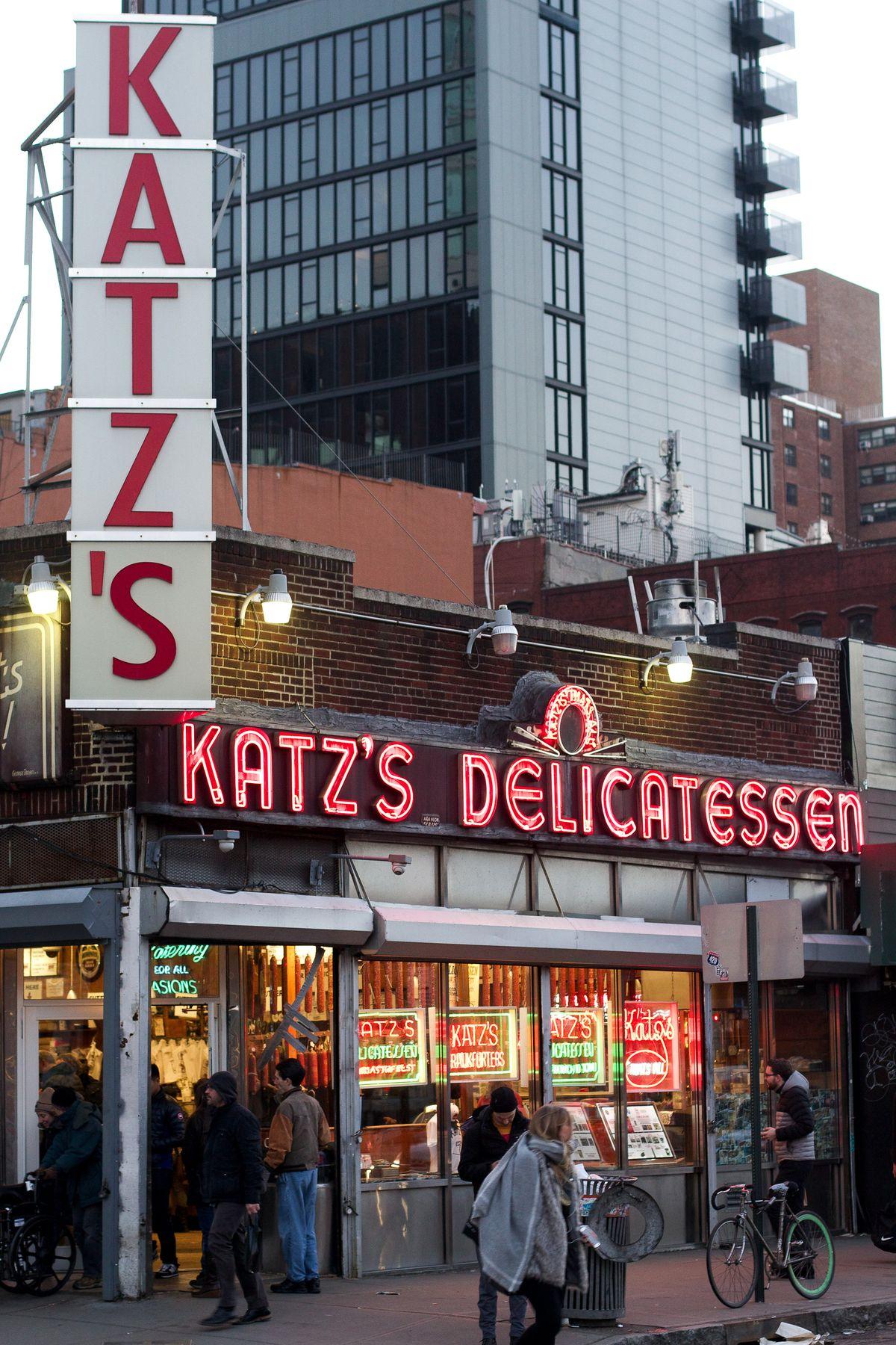 Lower East Side street with tenements and shops